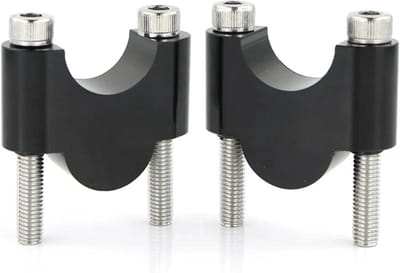 Motorfiets Stuurverhogers - Stuur Riser - Comfortabel Rijden - CNC Aluminium - 30 mm Verhoging - Zwart