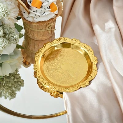 Klassieke Europese Metalen Dienblad - Vintage Kandelaar, Sieraden Opbergdoos, Fotoframe Accessoires, Rustieke Woondecoraties, Geschikt voor Salontafels