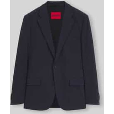 slim fit colbert van katoenmix