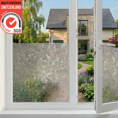 Homewell® Raamfolie HR++ 45x200 - Isolerend & Zonwerend - Anti inkijk - Statisch Splinter