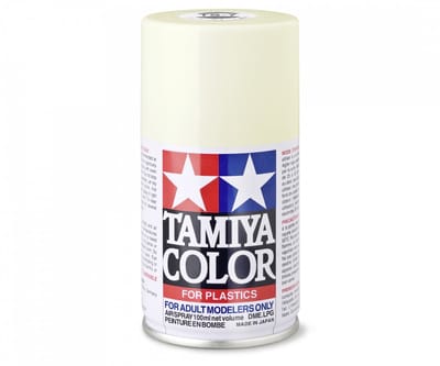 Tamiya Hobbyverf Acrylverf - TS-7 Racing White - Gloss - Acryl Spray - Verf spuitbus - 100 ml