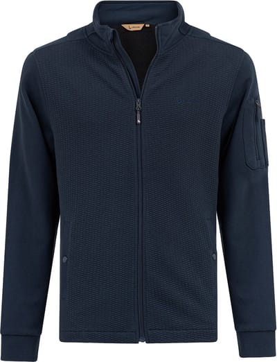Life-Line Milan Fleecejack - Heren Lange rits fleece - Navy