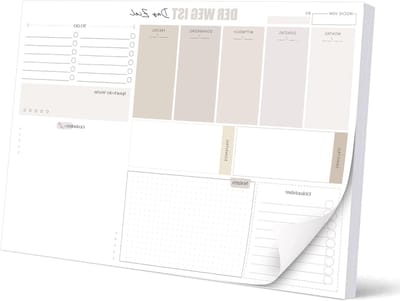 Elegante Bruine Tafellopers voor een Stijlvol Bureau - Desk Pad van Hoogwaardige Papierkwaliteit