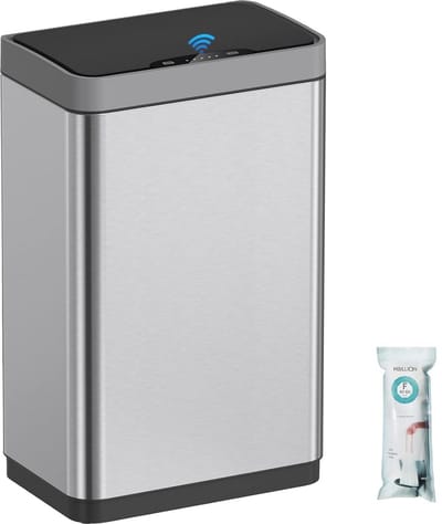 Contactloze Sensor Prullenbak 50 Liter - Automatische Keuken Vuilnisemmer RVS