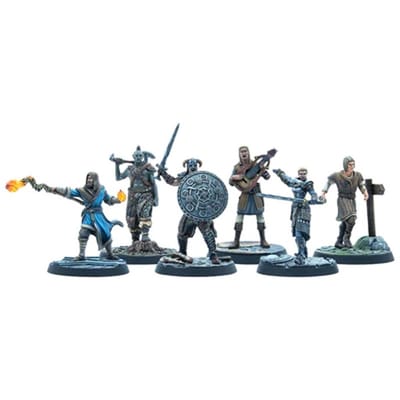 The Elder Scrolls: Call To Arms - Adventurer Wanderers - Miniature Game - Ongeschilderd