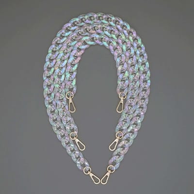 Shiny Acryl Handtas met Brede Schouderband - Vervangingsriem voor Handtas - 2 cm Breed (Set van 3)