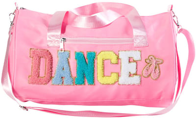 Dans-/ballettas voor meisjes - Sport- en fitnesstas - Reistas voor overnachtingen - Leuke dans- en workouttas - Schattige kindertas - Geschikt voor danseressen, meisjes, tieners, studentatleten, watermeloenrood, danstas