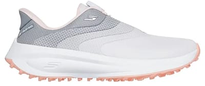 Skechers Slip+Ins Flow SI Twist Dames Golfschoenen Grijs Roze