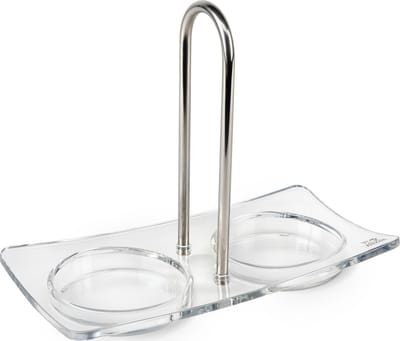 Peugeot Linea Houder Peper- En Zoutmolen 15 cm - Transparant - Acryl