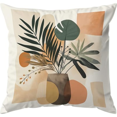 1/4 stuks Boheemse Planten Kussens Kussensloop Polyester Kussenhoes Sierkussen Kussenhoes Huis Auto Sofa Decor 45x45cm