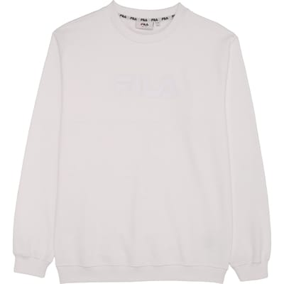 FILA Unisex Zanten Logo Crew Sweat Bright White Maat: XS | Sweaters Outlet | Unisex | Wit