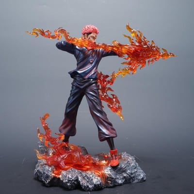 30cm Anime Jujutsu Kaisen Figuur Ryomen Sukuna Actiefiguren PVC Standbeeld Bureau Ornament Verzameling Model Speelgoed Vakantiecadeaus 30CM gray