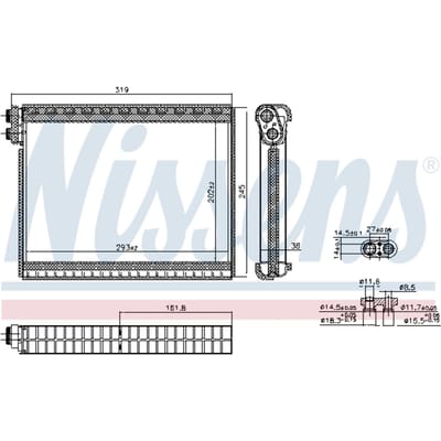 Verdamper, airconditioning NISSENS 92364
