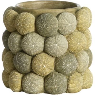 Light & Living - Vaas SEA URCHIN - Ø20.5x18cm - Groen