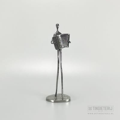 Muzikant ''Accordeon'' - Modern sculptuur - Accordeonist - Jubileum muziek - Accordeonspeler - Ambachtelijk en handgemaakt - Uniek geschenk