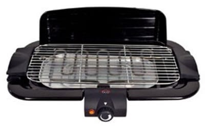 DCG Eltronic BQS2496 buitenbarbecue & grill Electrisch Zwart 2000 W