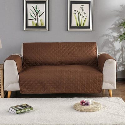 Waterdichte Bankhoes Gewatteerde Bankbeschermer Bankhoezen Bankhoes Voor Honden Meubelhoezen Antislip Hoes Voor Huisdieren 3-seater 190-195cm