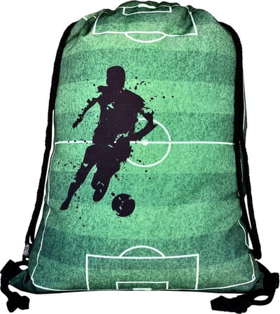 Turntas / zwemtas - rugzak voetbal. heckbo 32x40cm