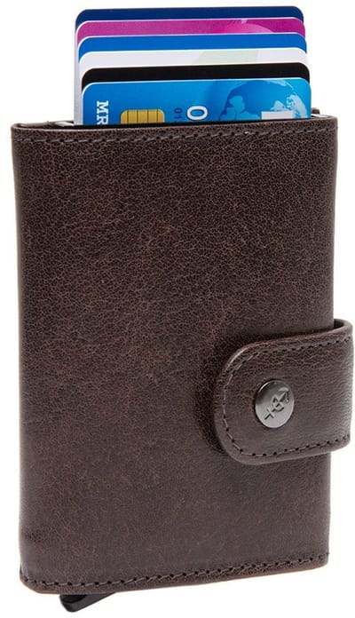 The Chesterfield Brand Portemonnee Varrano Wallet Brown Donkerbruin