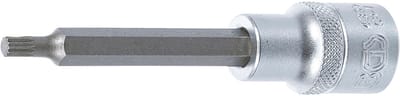 BGS Dopsleutelbit lengte 100 mm 1/2 veeltand (voor XZN) M5