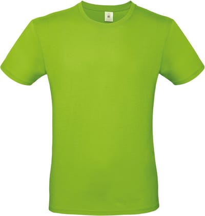 Classic E150 T-shirt B&C Collectie Orchid Green Maat XS