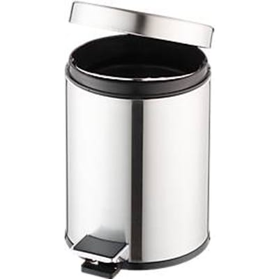 Pedaalemmer - 3 liter -  Ø 200 x H 280 mm - rvs