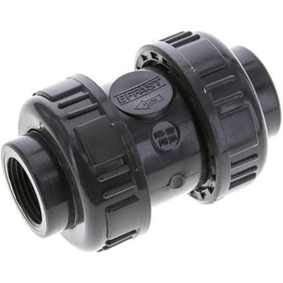 PVC Terugslagklep Rp 3/4'' 0.012-16bar (0.17-232psi)