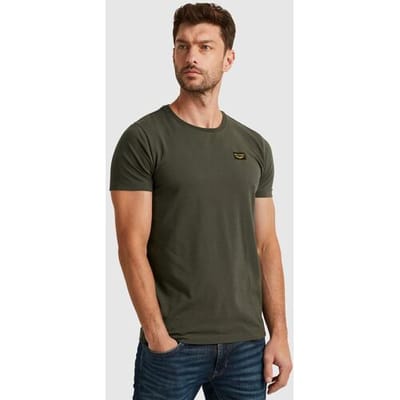 PME legend groene heren t-shirt   Ronde hals   Regular fit   Duurzaam   Korte mouw Groen L
