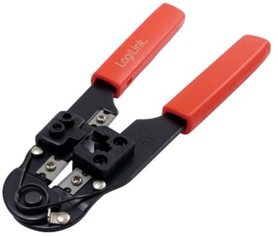 Professionele Krimptang voor 8P8C-RJ45 met Kabelsnijder en Stripper