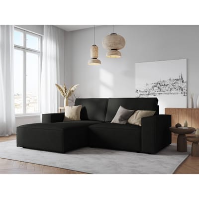 Hoekbank Carlo links ribstof | Milo Casa