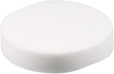 Klittenband Schuim Polijstspons - Schuurspons Polijst - Lakken Polijsten - Fijn Geslepen Schuim - 125 mm - Wit