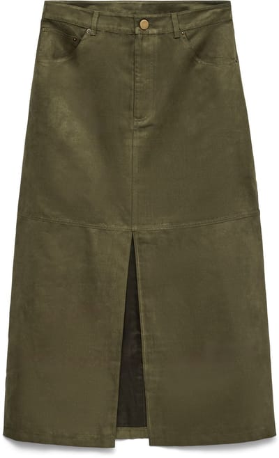 Vero Oda Vkathy Hw Idi Skirt Olive Night | Kaki | Maat: M