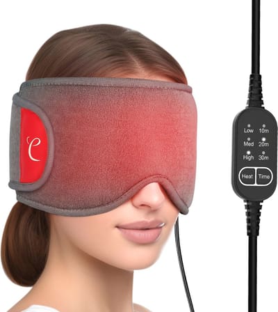 Oogverwarmingskussen met USB - Warmtebril voor droge ogen en blefaritis - 3 warmtestanden en automatische uitschakeling