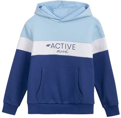 4F Trui Meisjes Blauw - Maat 122cm