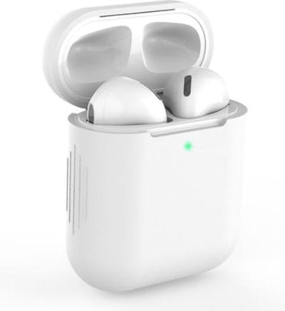 Gadgetpoint - Oordopjes Beschermhoesjes - Performance Case - Accessoires geschikt voor Apple Airpods - Wit