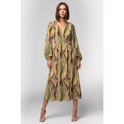 & Other Stories La Jujube Dress Yellow Maat: 40 | Midi Jurken Outlet | Dames | Geel