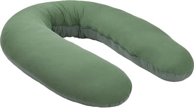 Funnababy Voedingskussen/Zwangerschapskussen - muslin groen