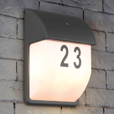 TRIO MERSEY - Wandlamp - Antraciet - excl. 2x E14 3,5 W - Bewegingssensor - Verlichting omhoog en omlaag - Buitenverlichting - IP44