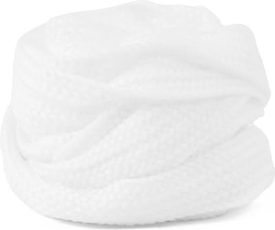 GBG Sneaker Veters 2CM Wijd 140CM - Stralend Wit - Bleek Wit - Bleach White - Schoenveters - Laces - o.a. geschikt voor Adidas Campus 00s
