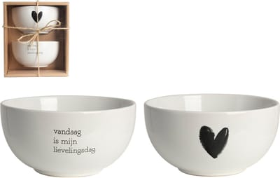 CasaLupo Kleine Kommen Genieters ø 13 cm - 2 Stuks