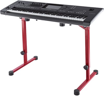 König & Meyer 18820 Omega Pro Keyboard Stand (Ruby Red) - Keyboard tafel