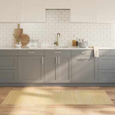 vidaXL - Vloerkleed - rechthoekig - 70x200 - cm - bamboe - lichtnaturel