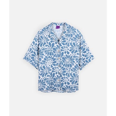 Overhemd Oxbow Shirt met korte mouwen CORAL