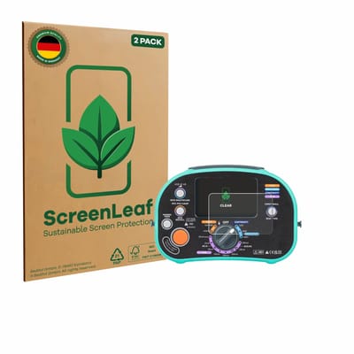 2 Stuks Screenprotector voor Kewtech KT63DL - Hoogwaardige Beschermfolie transparant