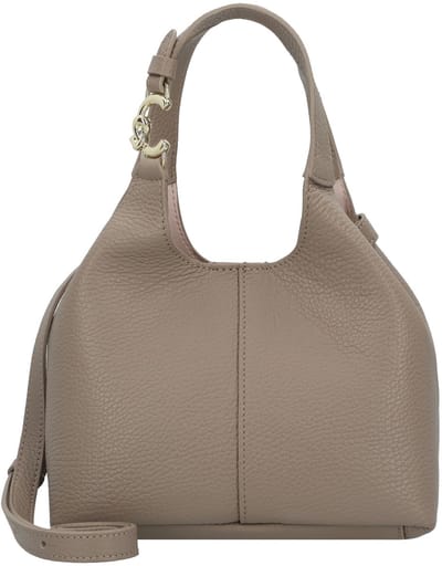 COCCINELLE Leren handtas schoudertas C-Easy Crossbody Bag Warm Taupe