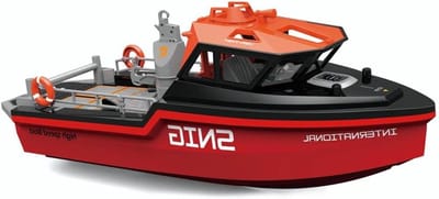 RC Reddingsboot - Waterscooter Speelgoed - Waterpret - Borstelloze Motor - 320mm Lengte - Zwart