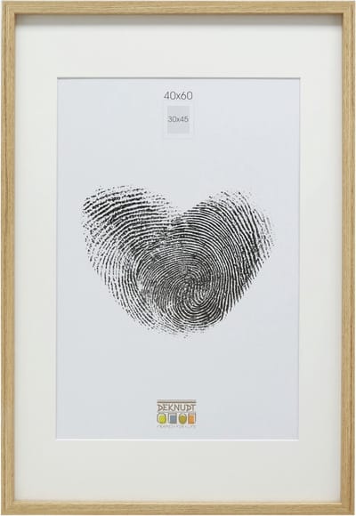 Deknudt Frames fotolijst - eik met passe-partout - 30x45 cm / 40x60 cm