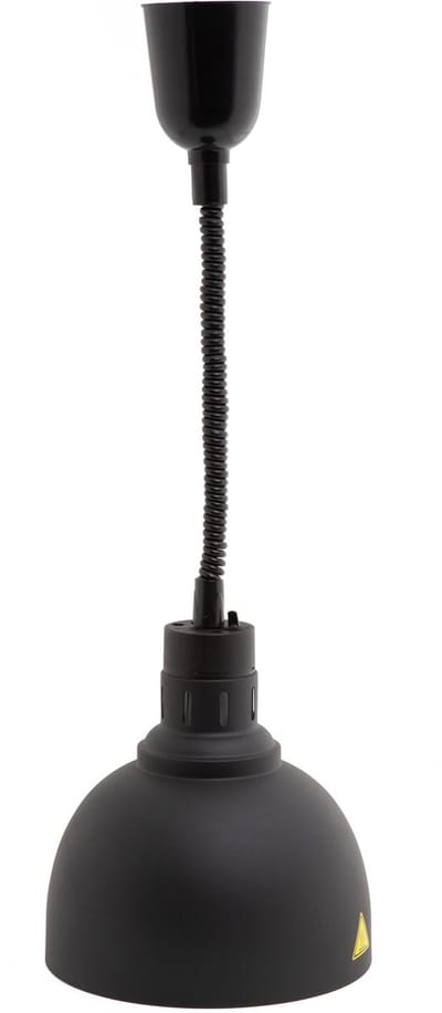 Professionele Horeca Warmhoudlamp - Verstelbaar- Zwart – Ø240mm.