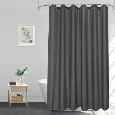 Unyqoos ® Waterafstotend Antibacterieel Douchegordijn voor Badkamers met Verzwaarde Zoom en Ringen 180x200 cm
