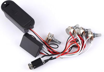 Basvoorversterker Circuit - Gitaar EQ Equalizer - Actieve Basgitaar - 3-Bands Controle - 13 x 5 x 5 cm